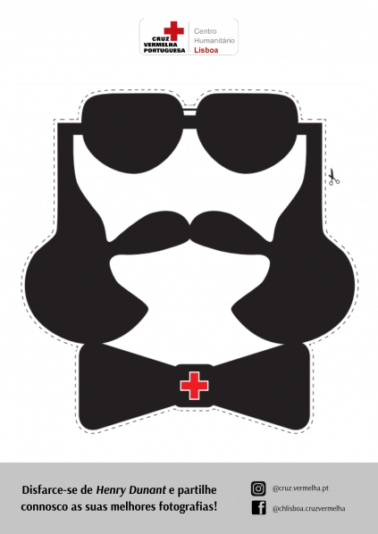 Disfarce-se de Henry Dunant