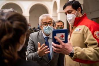 Secretário de Estado António Sales visitou nova Unidade de Retaguarda Hospitalar em Coimbra